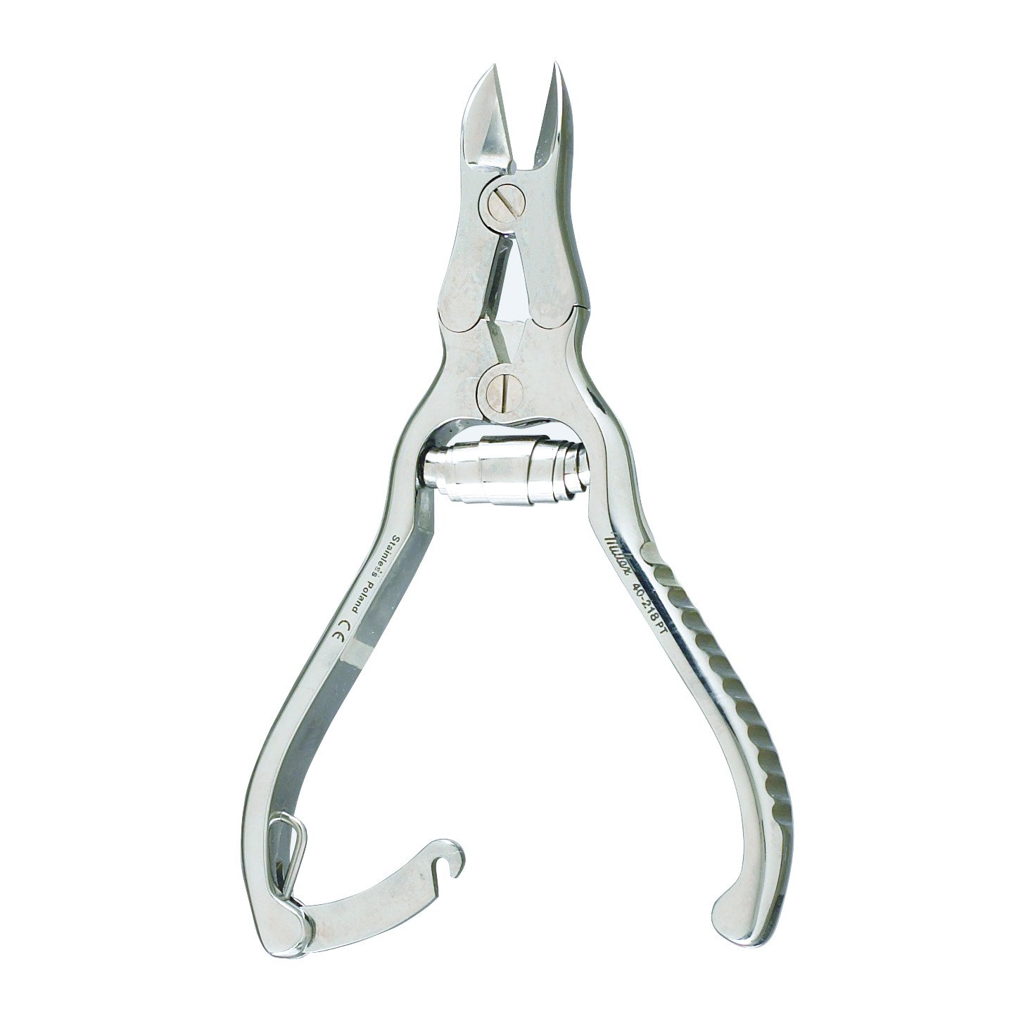 Double Action Nail Nipper, Barrel Spring, 6" (15.2 Cm), Concave Jaws